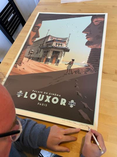 François SCHUITEN et Laurent DURIEUX - Louxor - Sérigraphie signée et numérotée 2