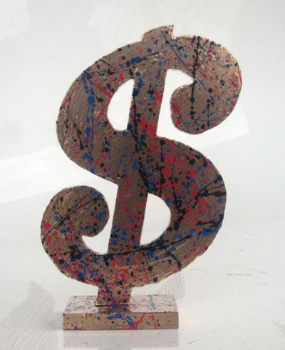 SPACO - Gold Dollar , 2022 - Sculpture 2