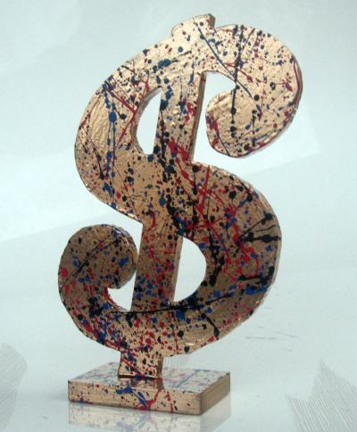 SPACO - Gold Dollar , 2022 - Sculpture 2
