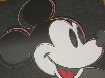 Andy Warhol - Mickey Mouse - affiche originale d’exposition - 1982 2
