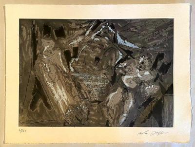 André Masson - Le mort - Gravure signée 2