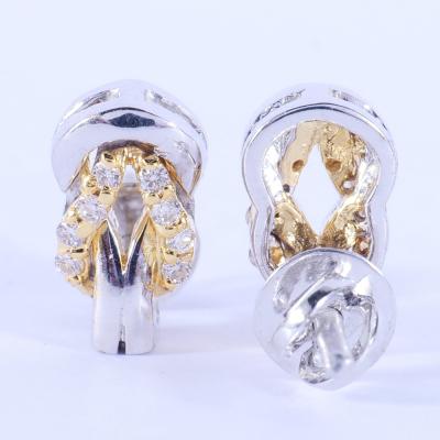 White Gold Diamond Earrings 2