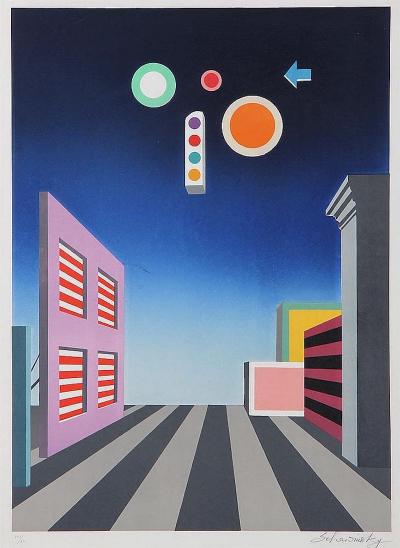Xanti SCHAWINSKY - The Silent Road, 1976 - Lithographie signée à la main 2