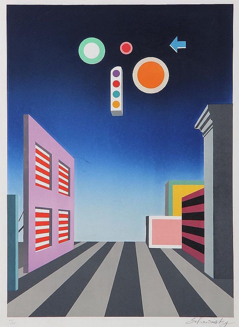 Xanti SCHAWINSKY - The Silent Road, 1976 - Hand signed