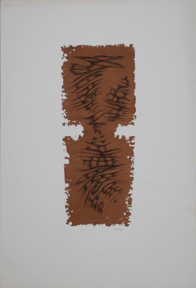 Ferdinand SPRINGER - Composition, 1965 - Original etching 2