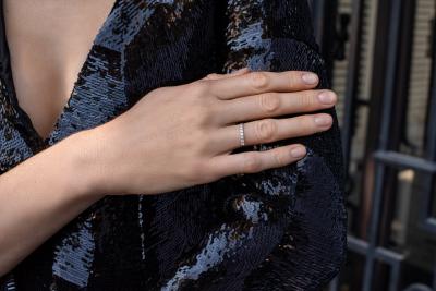Modèle AMALIA - Bague en or rose massif 18 carats 2