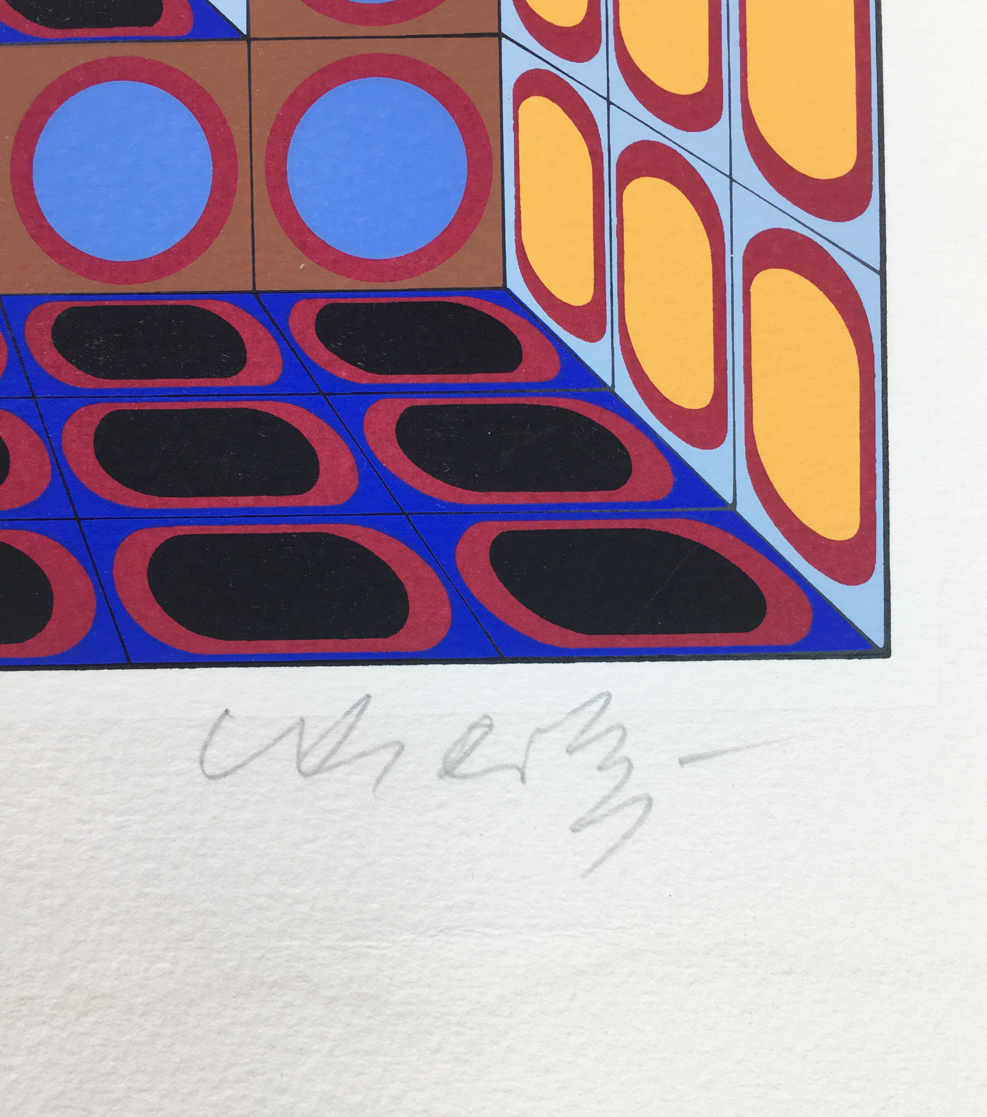 Waldo BALART - 2 x 2, 3.4.7, 130°, 1996 - Sérigraphie originale signée