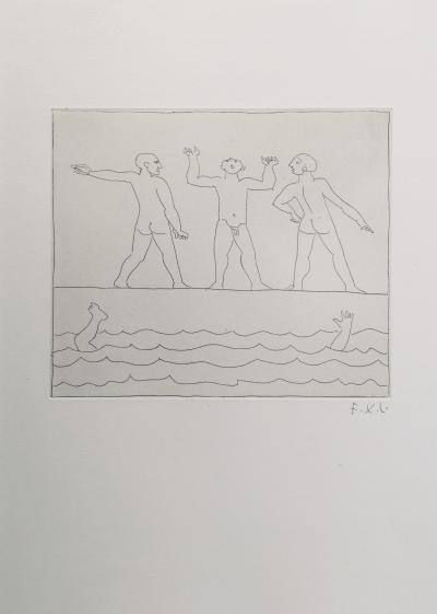 François-Xavier LALANNE - Sans-titre, 2002 - Eau-forte signée au crayon 2
