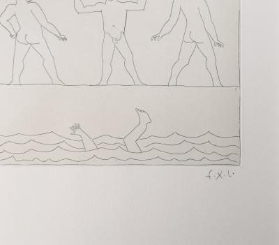 François-Xavier LALANNE - Sans-titre, 2002 - Eau-forte signée au crayon 2