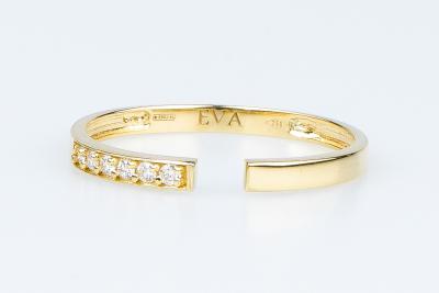 Modèle ARIA - Bague en or jaune massif 18 carats 2