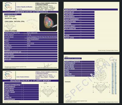 1,79 ct. Jeu de couleur Crystal Opal 2