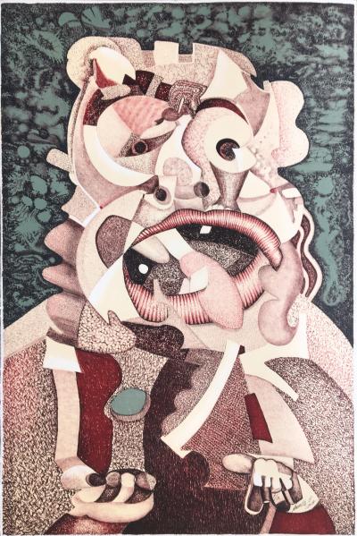 Julio Carrasco Bretón - Monsanto - Lithographie originale signée au crayon 2