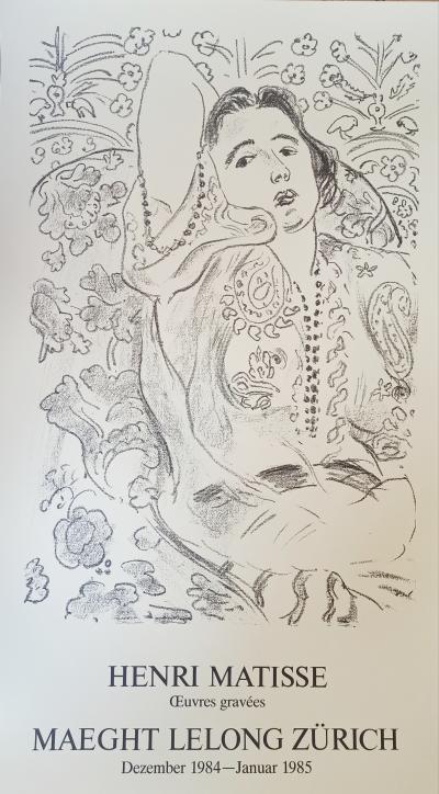Henri MATISSE - Arabesque, 1984, impression lithographique 2