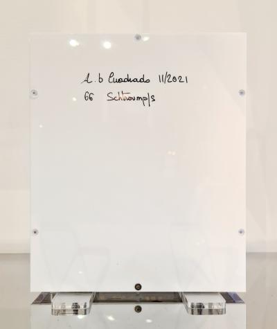 Annick B. Cuadrado - Coffrage HARIBO Les Schtroumpfs - Sculpture originale 2