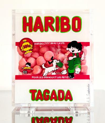 Annick B. Cuadrado - Coffrage HARIBO Tagada - Sculpture originale 2