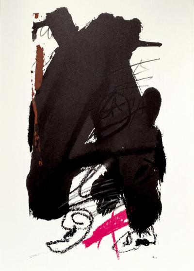 Antoni Tàpies - La Clau del Foc - lithographie originale