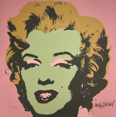 Andy WARHOL (d’après) - Marilyn Monroe Pink - Granolithographie 2