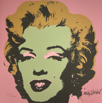 Andy WARHOL (d’après) - Marilyn Monroe Pink - Granolithographie 2