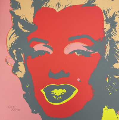 Andy WARHOL (d’après) - Marilyn Monroe Rouge  - Granolithographie 2