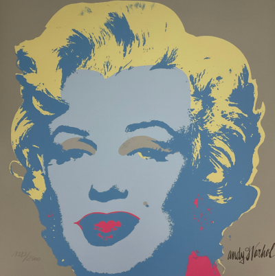 Andy WARHOL (d’après) - Marilyn Monroe Grey - Granolithographie 2