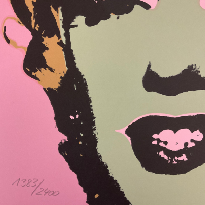 Andy WARHOL (d’après) - Marilyn Monroe Pink - Granolithographie 2