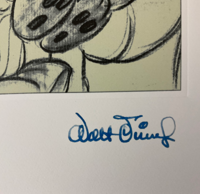 Walt Disney (d’après) - Mickey mouse et Pluto - Granolithographie 2
