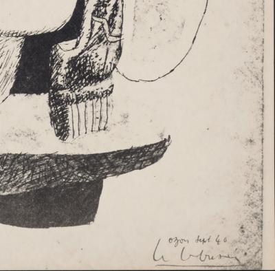 Charles-Edouard Jeanneret dit LE CORBUSIER - Ozon, 1940 - Xérographie sur papier 2