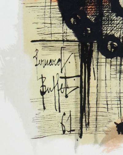 Bernard Buffet - Vanité, 1961 - Gravure sur bois 2