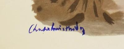 Roger CHAPELAIN-MIDY - Phebus et Borée, 1961, Gravure sur bois 2