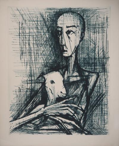 Bernard BUFFET - Apocalypse, Saint Jean à l’Agneau, 1961 - Gravure originale 2