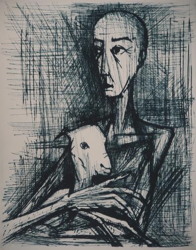 Bernard BUFFET - Apocalypse, Saint Jean à l’Agneau, 1961 - Gravure originale 2