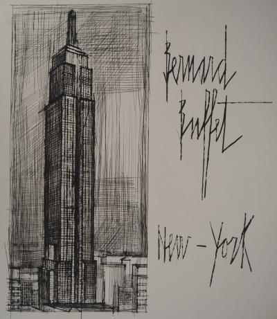 Bernard BUFFET - New York : L’Empire State Building, 1959 - Gravure originale signée 2