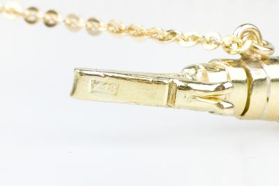 Bracelet serpent en or jaune 18 carats 2
