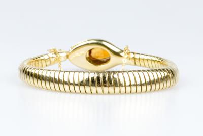 Bracelet serpent en or jaune 18 carats 2