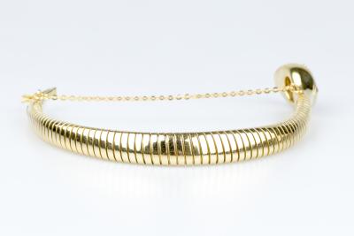Bracelet serpent en or jaune 18 carats 2