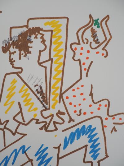 Jean COCTEAU - Danseurs de flamenco - Lithographie signée 2
