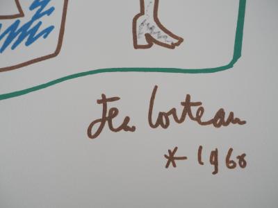 Jean COCTEAU - Danseurs de flamenco - Lithographie signée 2