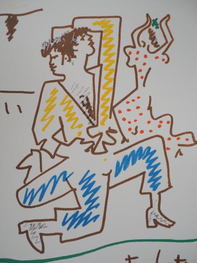 Jean COCTEAU : Danseurs de flamenco - Lithographie signée 2