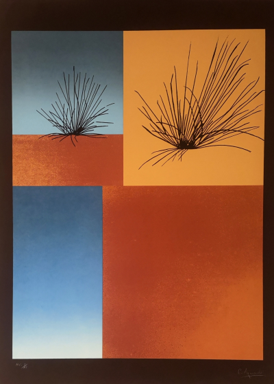 Carmen AGUADE - Analitica 7, 1979 - Sérigraphie sur papier Guarro 2