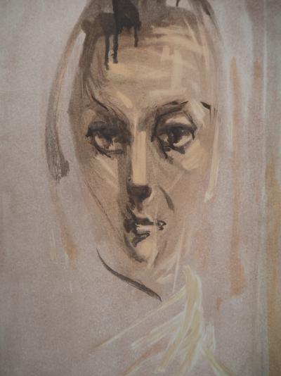 Nasser ASSAR - Aurore, Isabelle, 1979 - Original lithograph, Signed 2