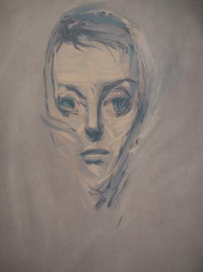 Nasser ASSAR - Soir, Isabelle, 1979 - Original lithograph, Signed 2