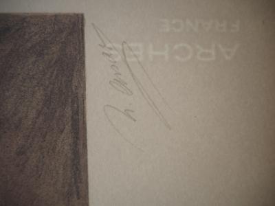 Nasser ASSAR - Soir, Isabelle, 1979 - Original lithograph, Signed 2