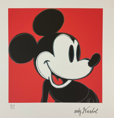 Andy WARHOL (d’après) - Mickey Mouse - Granolithographie 2