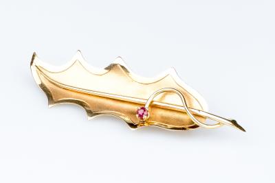Broche en or jaune 2