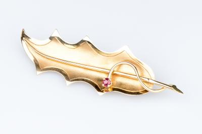 Broche en or jaune 2