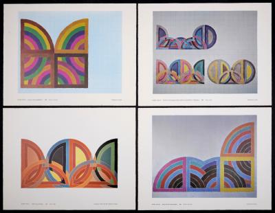 Frank STELLA - An Exhibition of Recent Paintings and Drawings (Study for painting), 1968 - Set of 8 Offset prints on paper, in their original envelope 2