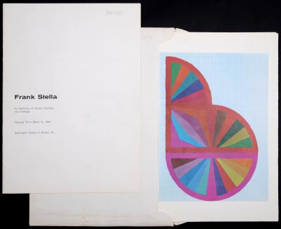 Frank STELLA - An Exhibition of Recent Paintings and Drawings (Study for painting), 1968 - Set of 8 Offset prints on paper, in their original envelope 2