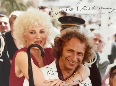 Gérard FOUQUET - Pierre Richard et Valérie Mairesse - Photographie couleur et autographe original des deux acteurs dans le film 