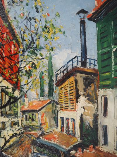 Elisée MACLET - Bords de la Bièvre à l’entrée de Paris - Huile sur panneau, Signée 2