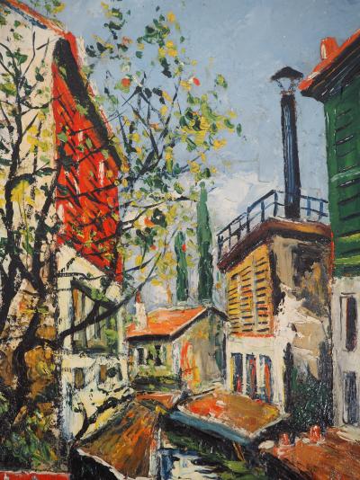 Elisée MACLET - Bords de la Bièvre à l’entrée de Paris - Huile sur panneau, Signée 2